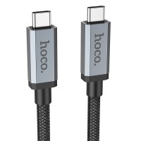  USB kabelis Hoco US06 USB3.2 100W Type-C 1.0m black 